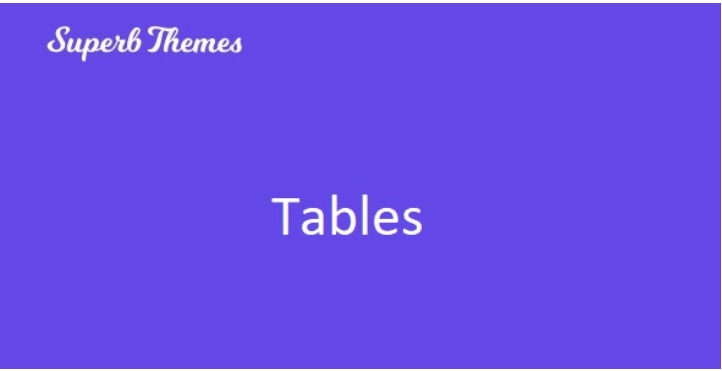 Ceate Beautiful  Responsive Tables Fast and Easy.