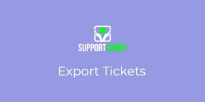 This add-on enables the CSV export functionality of the tickets. It exports all fields available for the ticket list (even it is not set in the list) but not others like attachments