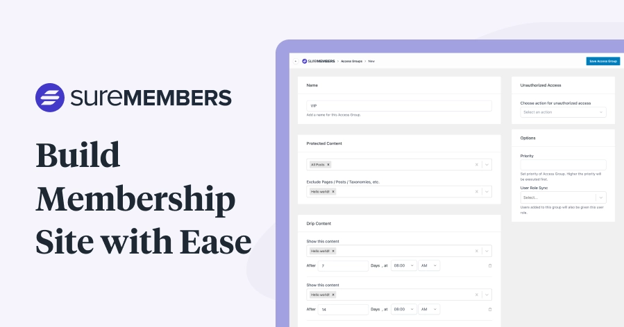 Unlock the potential of your membership site with SureMembers! Effortlessly sell and grow your community while enjoying powerful features and user-friendly tools. Download it from the Bevaultx for a fraction of the cost. Elevate your success today!