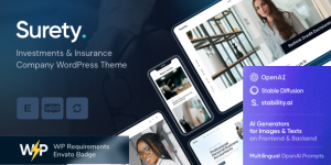 Hey WordPress fanatics! Looking to spruce up your finance-related website? The Surety Finance WordPress Theme could be your next best find. This sleek and professional theme is tailored for financial institutions