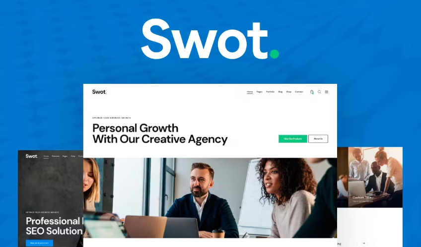 Discover Swot – a cutting-edge Digital Agency Business  Corporate Theme designed for modern enterprises. With stunning layouts