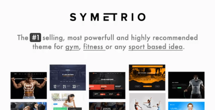 Symetrio - Gym  Fitness WordPress Theme | Health  Beauty