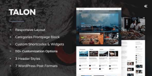 Discover the TALON Responsive WordPress Theme