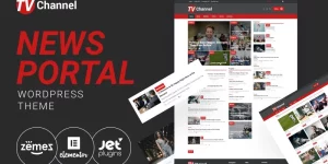 TVChannel belongs with the top styled news blogs built with Elementor drag-n-drop page builder and bestselling Jet plugins for it. It has all the necessary pages and is fully stuffed with beautiful blog posts layouts