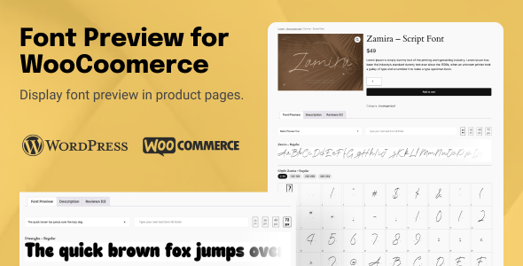 Enhance user experience on your WooCommerce store with TW Font Preview. Try it now through Bevaultx and boost engagement