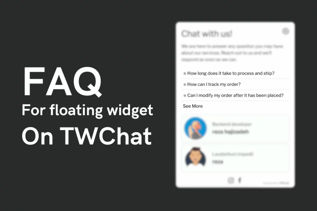 The FAQ add-on is a powerful extension that seamlessly integrates with TWChat’s floating widget feature