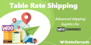 Table Rate Shipping  is a WordPress plugin for WooCommerce. Admins are given the ability to set up a list of conditions and their appropriate costs that are used to determine the shipping options for a shop customer. This table rate method for WooCommerce has the ability to add multiple rates for…