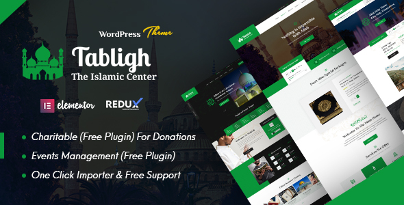 Tabligh Islamic Institute  Mosque WordPress Theme is the perfect WordPress theme for Islamic centers