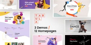 Elevate your art or language school with the Tabula WordPress Theme. Find it on Bevaultx for a feature-rich