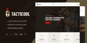 Discover Tacticool: The perfect WooCommerce theme for shooting clubs