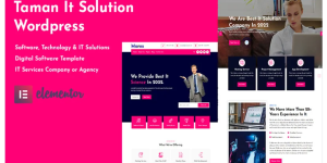 Discover Taman - the ultimate Technology and IT Solutions Theme! With its sleek design