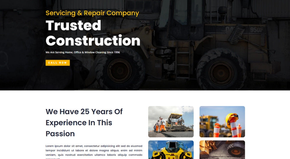 Discover the Taran Construction Divi WordPress theme