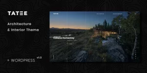 Tatee is a clean and creative WordPress Theme suitable for Architecture