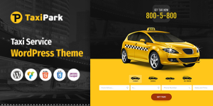 Boost your taxi service with TaxiPark: Taxi Service Company WordPress Theme. Responsive design