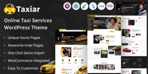 Taxiar – Online Taxi Service WordPress Theme. It is designed specifically for online taxi booking