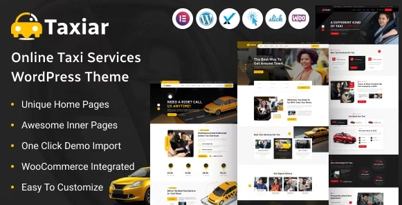 Taxiar – Online Taxi Service WordPress Theme. It is designed specifically for online taxi booking