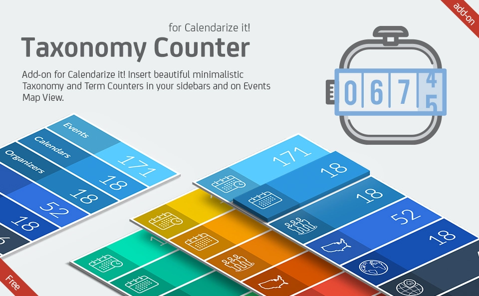 Streamline your WordPress event management with the Taxonomy Counter Widget for Calendarize it! Easily track events