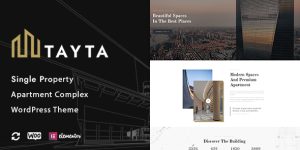 Discover the elegant and feature-rich Tayta - Single Property WordPress Theme