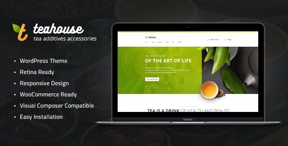 Tea House is a modern  stylish Tea Shop WordPress Theme that you definitely need for impressive online presentation of your colorful tea store