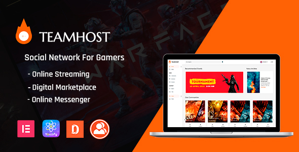 Teamhost Gaming Community Theme is here to revolutionize your gaming community website! If you're passionate about gaming and want to create an immersive platform for fellow gamers