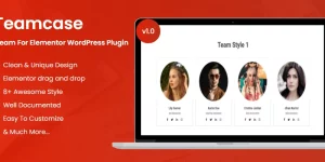 Teamcase Team For Elementor is a Team style plugin to add responsive Team Member Widget to any place on your website page. you can create an awesome team design using our plugin. you create information about your team members/staff include name