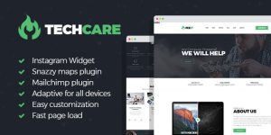 Elevate your electronic repair business with the TechCare WordPress Theme. Sleek design