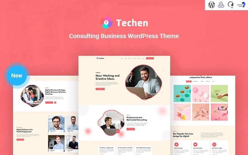 Techen is a powerful Consulting Business WordPress Theme. every company needs to have a website. For businesses that want to save on the web Consulting process