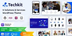 Techkit - Technology  IT Solutions WordPress Theme: Ultimate Tool for Modern Tech Sites Techkit – Technology  IT Solutions WordPress Theme is your go-to theme designed specifically for technology and IT-related websites. Whether you're a tech startup