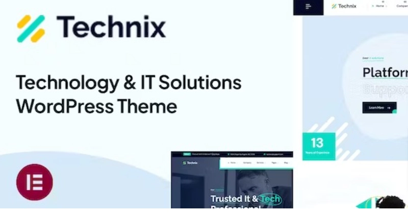 Discover Technix – the ultimate WordPress theme for Technology  IT Solutions! Perfect for SaaS