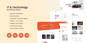 Techy - IT  Technology Theme is a theme designed for your IT and Technology startup company. This theme can be used as multifunctional with 6 demo homes + 17 total ready page available instantly which will give you more options to customize your desired website niche.