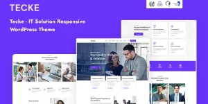 Tecke - IT Solution WordPress theme. Tecke theme is made using the redux framework and developed for compatibility with element. Tecke theme is built using redux framework