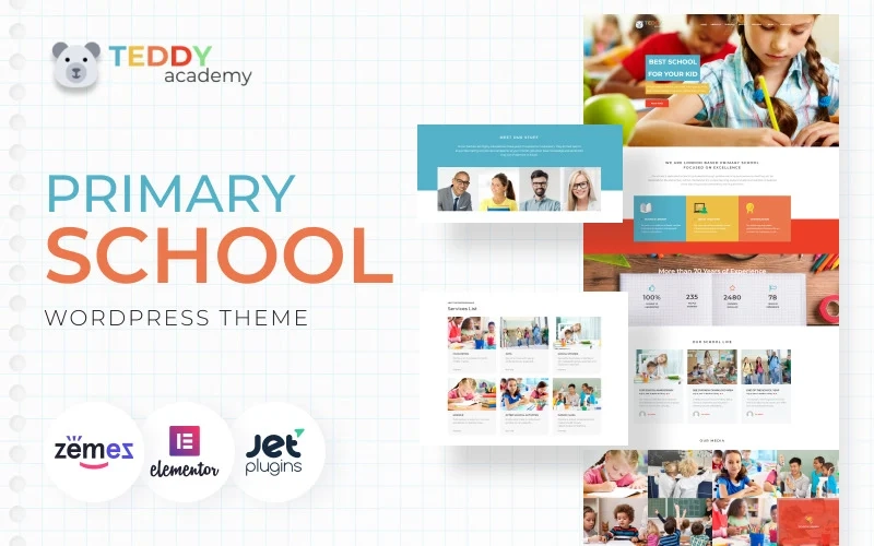 In a need to set up an amazing website to promote your primary school online? We have a solution for you! With our Primary School WordPress Template