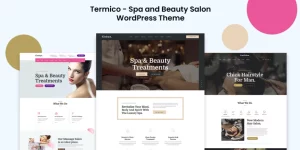 Termico – Spa and Beauty Salon WordPress Theme suitable is a clean responsive WordPress theme specially built for Beauty