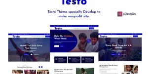 Testo Theme specially made to make the nonprofit site. You don’t need to understand a single line of code to operate this theme