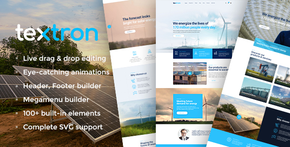 Textron – Your Go-To Industrial WordPress Theme Hey there