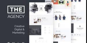 The Agency is a professional one-page creative WordPress theme