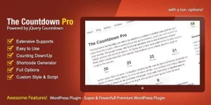 Unlock the power of "The Countdown Pro" plugin