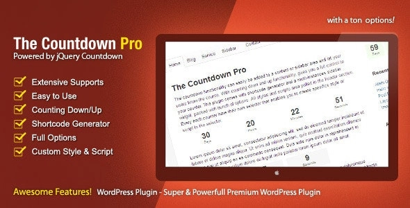 Unlock the power of "The Countdown Pro" plugin