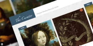 The Curator is a premier timeline theme for WordPress. This theme was built for artists and/or museums that want to display their work with a chronological focus. Even if you’re not an artist and just want to show historical content in a timeline