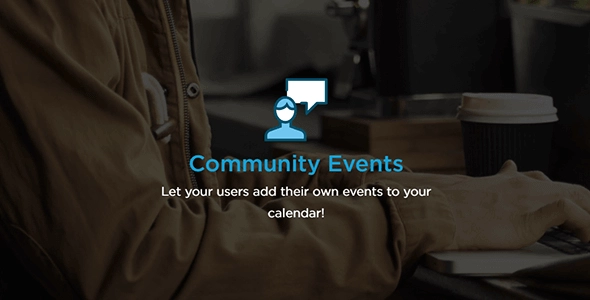 Accept user-submitted events on your site with Community Events