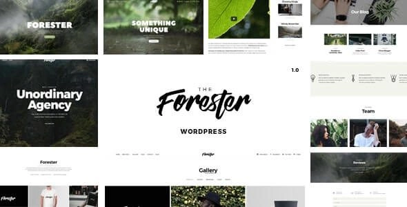 Create stunning pages with The Forester WordPress Portfolio theme's unique typography  new WPBakery features