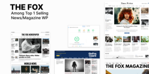 Discover The Fox - a stylish WordPress theme for magazines