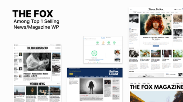 Discover The Fox - a stylish WordPress theme for magazines