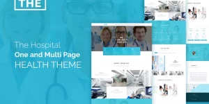 The Hospital is a professional one-page creative WordPress theme