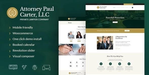 Get the best law WordPress theme for attorneys  legal services. Modern