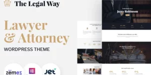 Discover The Legal Way – a premium Lawyer  Attorney WordPress Theme designed for legal services. With its professional design