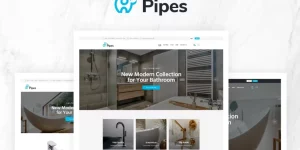 The Pipes e-Commerce WordPress Theme is a modern  stylish solution for plumbing parts shop  Tools  Accessories Woocommerce shop. Also it is great for any home repair and maintenance business