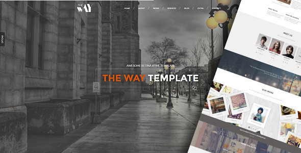 The Way - Creative Onepage Multipurpose WP Theme If you're after a sleek