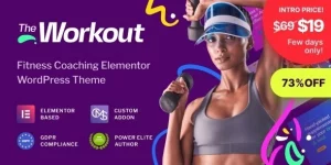 The Workout is a all-in-one WordPress theme for trainers and personal coaches