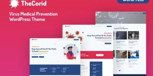 Thecorid (COVID-19) is a social awareness and medical prevention WordPress theme